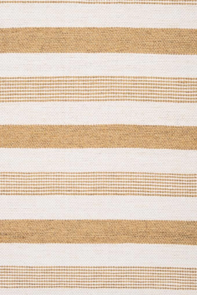 Miss Amara Goldie Striped Jute Wool Rug
