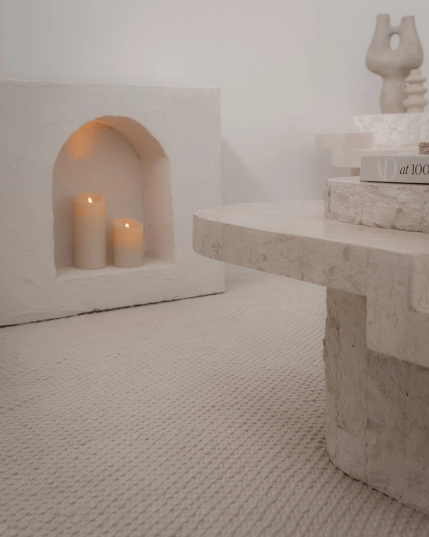 Miss Amara All Rugs Greta Ivory Indoor Outdoor PET Rug