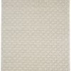 Miss Amara Hanna Ivory Leaflets Wool Blend Rug