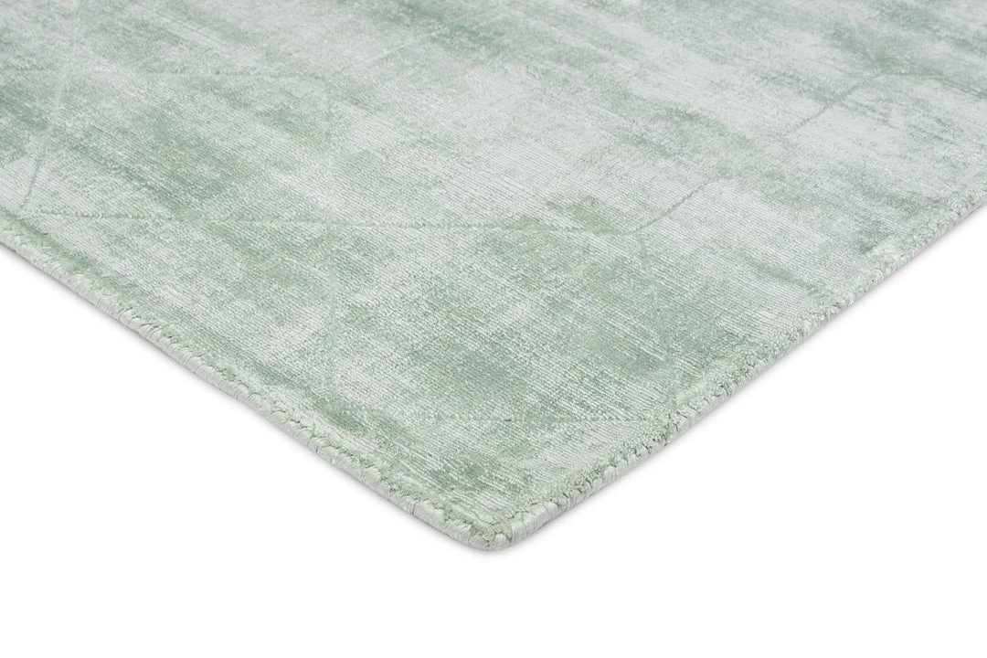 Miss Amara Harley Mint Green Geometric Viscose Rug All Rugs