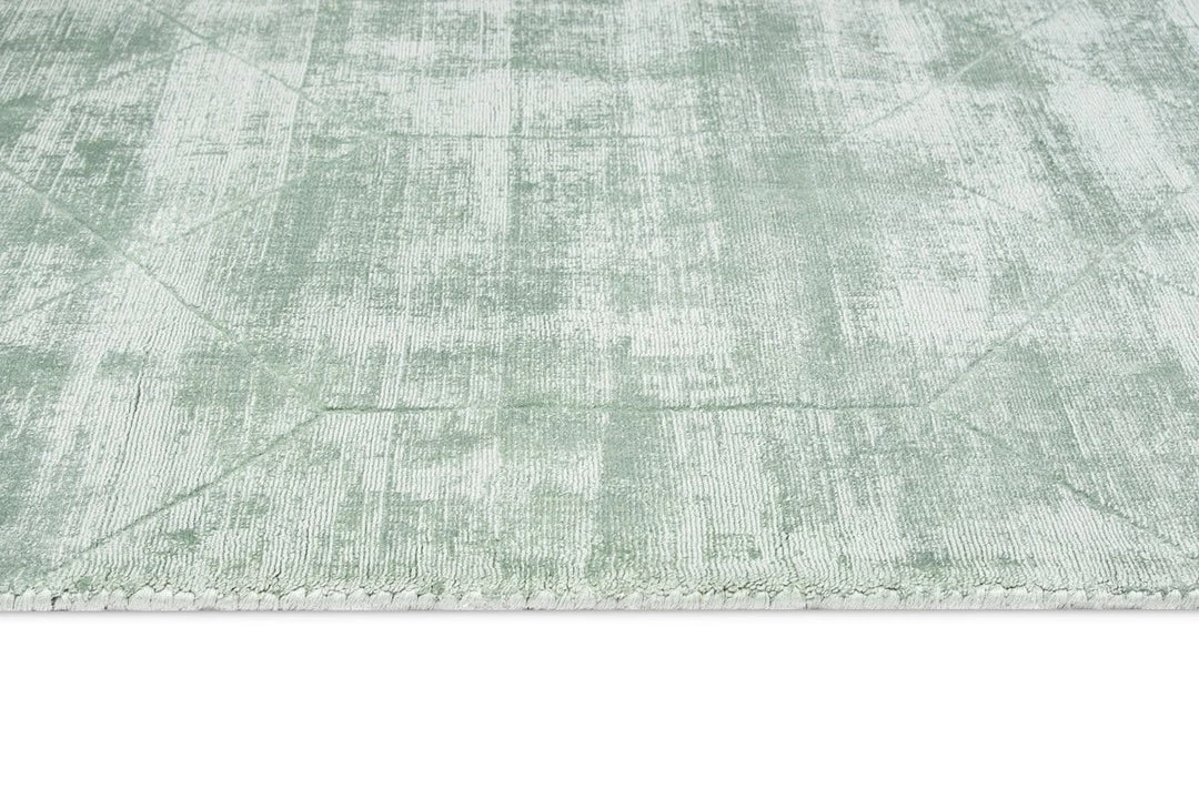 Miss Amara Harley Mint Green Geometric Viscose Rug All Rugs