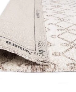 Miss Amara All Rugs Harlow Ivory Cream And Brown Tribal Runner Rug