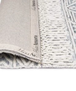 Miss Amara All Rugs Hattie Blue And Ivory Transitional Tribal Rug