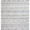 Miss Amara All Rugs Hattie Blue And Ivory Transitional Tribal Rug