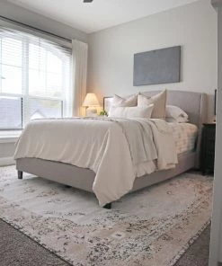 Miss Amara Helena White And Peach Turkish Style Distressed Rug All Rugs