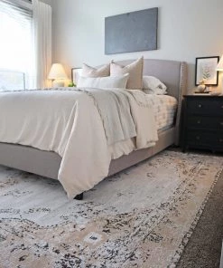 Miss Amara Helena White And Peach Turkish Style Distressed Rug All Rugs