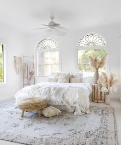 Miss Amara Helena White And Peach Turkish Style Distressed Rug All Rugs