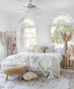 Miss Amara Helena White And Peach Turkish Style Distressed Rug All Rugs