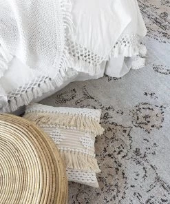 Miss Amara Helena White And Peach Turkish Style Distressed Rug All Rugs