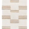 Miss Amara All Rugs Hendrix Asymmetrical Striped Jute Wool Runner Rug