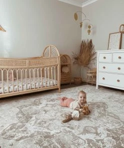 Miss Amara Henrietta Grey And Ivory Distressed Floral Rug All Rugs