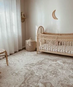 Miss Amara Henrietta Grey And Ivory Distressed Floral Rug All Rugs