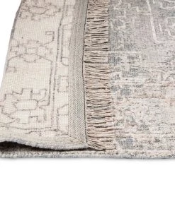 Miss Amara Huda Grey Ivory And Hushed Green Distressed Rug All Rugs