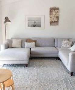 Miss Amara Huda Grey Ivory And Hushed Green Distressed Rug All Rugs