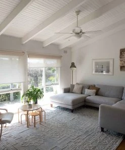 Miss Amara Huda Grey Ivory And Hushed Green Distressed Rug All Rugs