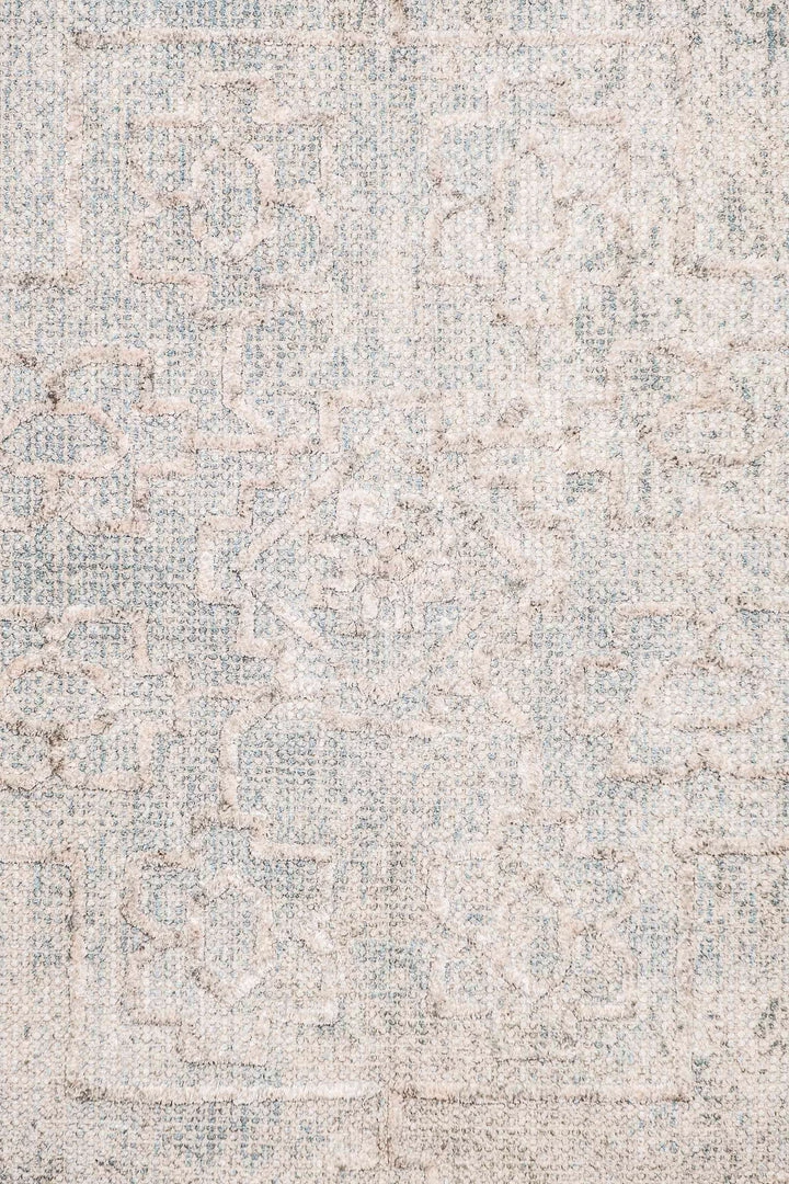 Miss Amara Huda Grey Ivory And Hushed Green Distressed Rug All Rugs