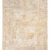 Miss Amara Iggie Mustard Ivory And Beige Floral Distressed Rug All Rugs