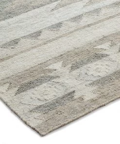 Miss Amara Imala Monochrome Tribal Flatweave Rug All Rugs