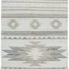 Miss Amara Imala Monochrome Tribal Flatweave Rug All Rugs