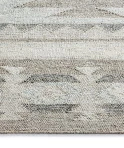 Miss Amara Imala Monochrome Tribal Flatweave Rug All Rugs