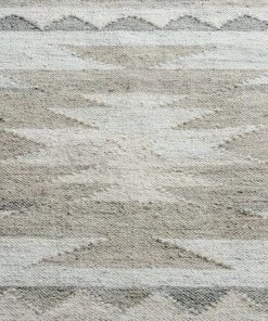 Miss Amara Imala Monochrome Tribal Flatweave Rug All Rugs