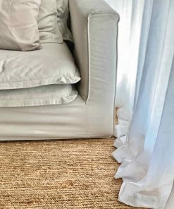 Miss Amara Raven Natural Tan Braided Jute Rug