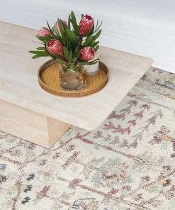 Miss Amara All Rugs Indiana Blue And Purple Multi-Colour Distressed Rug