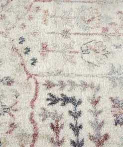 Miss Amara All Rugs Indiana Blue And Purple Multi-Colour Distressed Rug