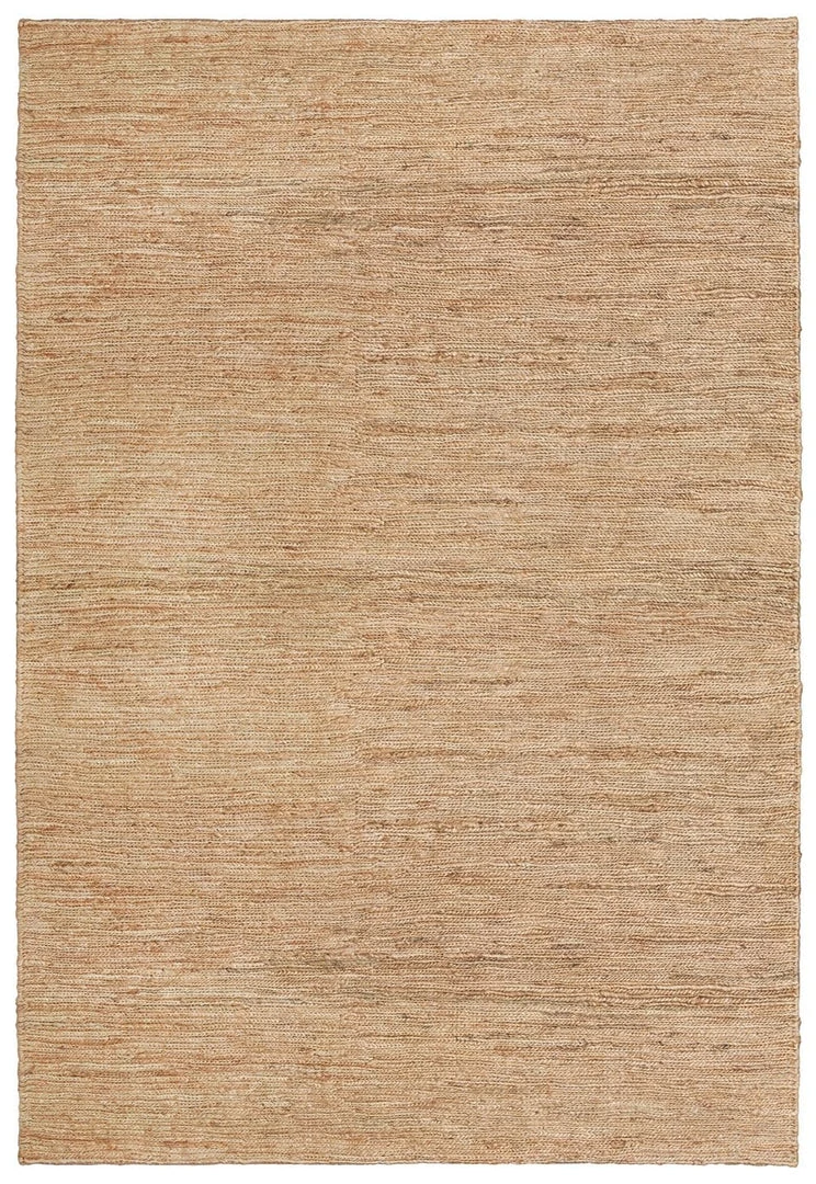 Miss Amara Raven Natural Tan Braided Jute Rug