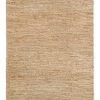 Miss Amara Raven Natural Tan Braided Jute Runner Rug