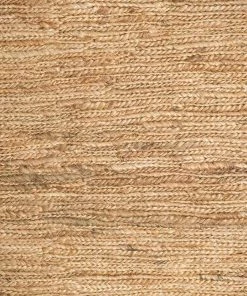 Miss Amara Raven Natural Tan Braided Jute Rug