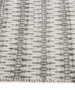 Miss Amara Ines Ivory & Grey Flatweave Indoor Outdoor Rug