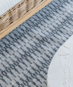 Miss Amara Ines Ivory & Grey Flatweave Indoor Outdoor Rug