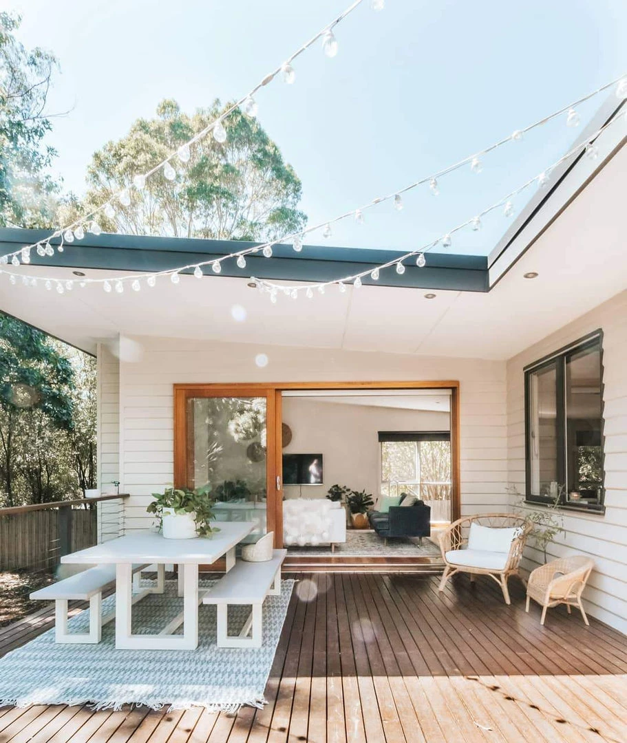 Miss Amara Ines Ivory & Grey Flatweave Indoor Outdoor Rug