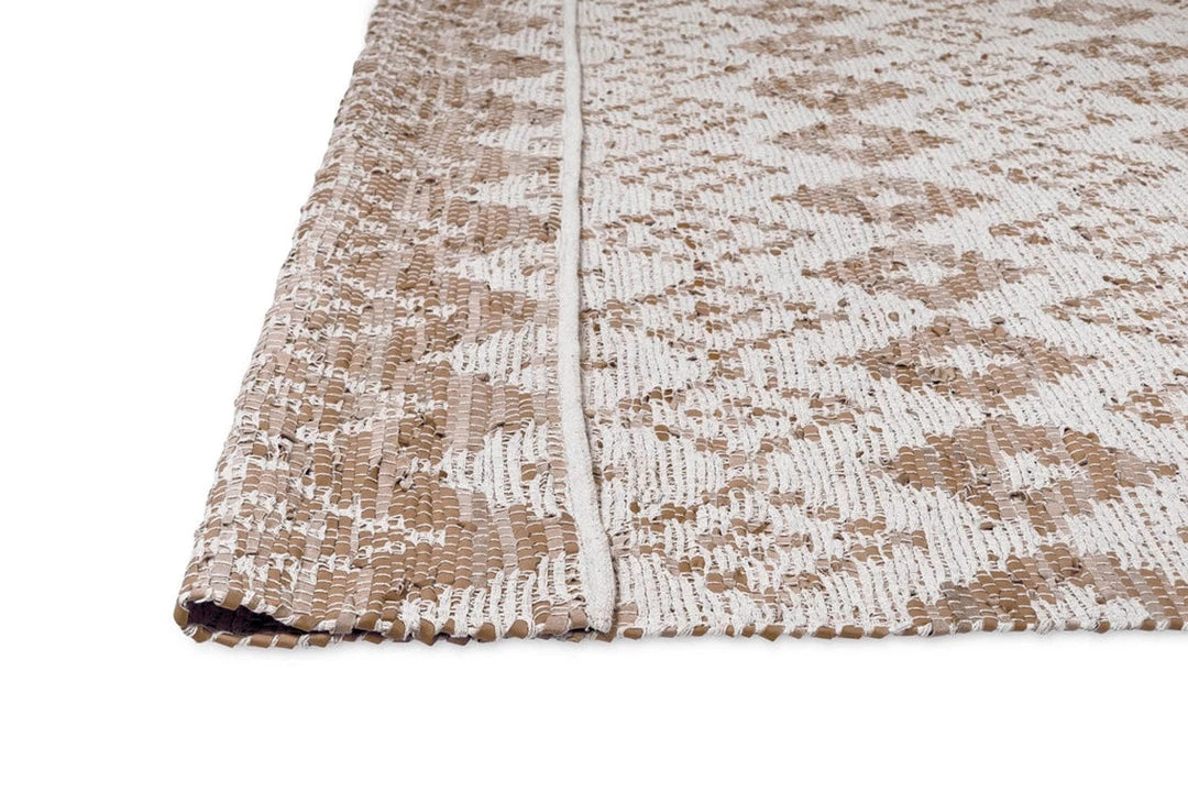 Miss Amara Inga Beige And Cream Tribal Rug