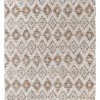 Miss Amara Inga Beige And Cream Tribal Rug