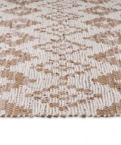 Miss Amara Inga Beige And Cream Tribal Rug
