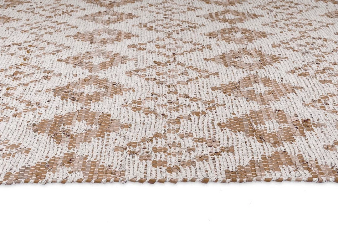 Miss Amara Inga Beige And Cream Tribal Rug