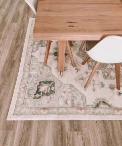 Miss Amara Ingrid Cream Blue And Pink Traditional Floral Rug All Rugs