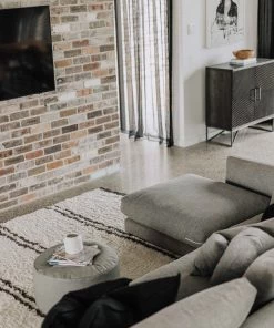 Miss Amara Irina Ivory And Charcoal Grey Shag Rug All Rugs