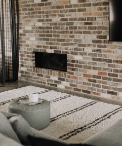 Miss Amara Irina Ivory And Charcoal Grey Shag Rug All Rugs