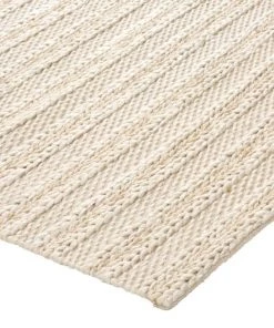 Miss Amara Isabella Marbled Ivory And Beige Braided Rug