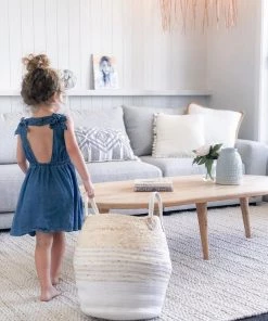 Miss Amara Isabella Marbled Ivory And Beige Braided Rug