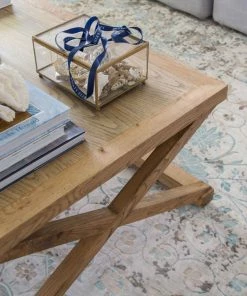 Miss Amara All Rugs Isla Cream Grey And Blue Traditional Bordered Floral Rug