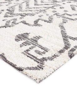 Miss Amara Issey Ivory And Grey Tribal Rug All Rugs