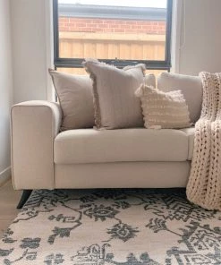 Miss Amara Issey Ivory And Grey Tribal Rug All Rugs