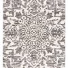 Miss Amara Issey Ivory And Grey Tribal Runner Rug All Rugs