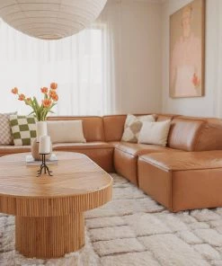 Miss Amara Ivry Geometric Wool Shag Rug All Rugs