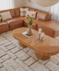 Miss Amara Ivry Geometric Wool Shag Rug All Rugs