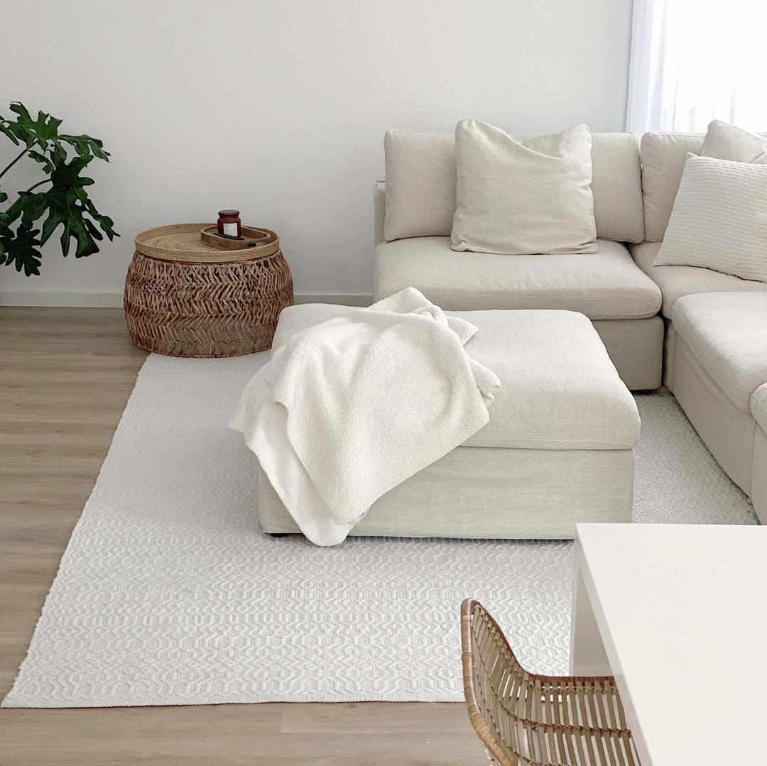 Miss Amara All Rugs Ivy Ivory Indoor Outdoor PET Rug